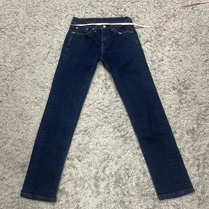 Womens Levis Jeans Skinny Waist 28 Length 32